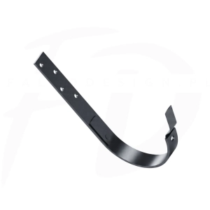 Hak dokrokwiowy BB stalowy 125x300 firmy KROP kolor czarny